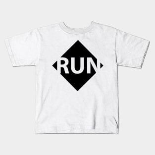 Run (black) Kids T-Shirt